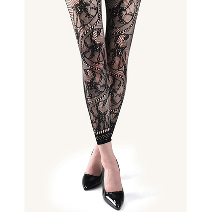 Footless Lace Leggings Tights
